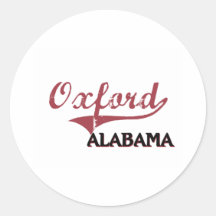 Oxford Alabama City Classic Stickers