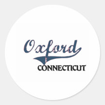 Oxford Connecticut City Classic Sticker