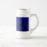 Oxford England 1986 Building Spirals Blue Mugs