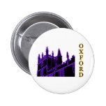 Oxford England 1986 Building Spirals Purple Pinback Buttons