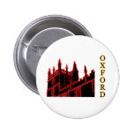 Oxford England 1986 Building Spirals Red Button
