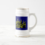 Oxford England 1986 Building Spirals Yellow Coffee Mug