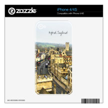 Oxford, England, High St View Decals For iPhone 4