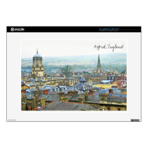 Oxford, England, Roof Top View Decals For 15" Laptops