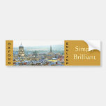 Oxford, England, Roof Tops, Simply Brilliant Bumper Stickers