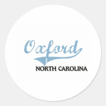 Oxford North Carolina City Classic Sticker