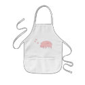 OXOX Pink Piggy Doodle Art Apron by oodlesdoodles OXOX Pink Piggy Doodle Art Apron