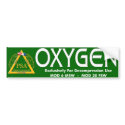 OXYGEN STICKER bumper stickers by ScubaProfessional OXYGEN STICKER bumper stickers