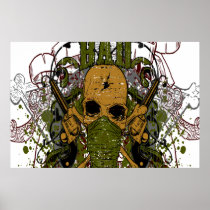 Oxygentees Bad Bones Poster