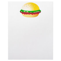 Oxygentees Burger Lettehead Letterhead Design