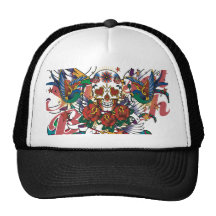 Oxygentees Candy Skull Hat