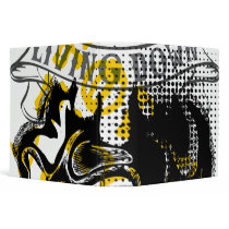 Oxygentees  Grunge Notebook Vinyl Binders