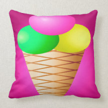 Oxygentees Ice Cream American MoJo Pillow