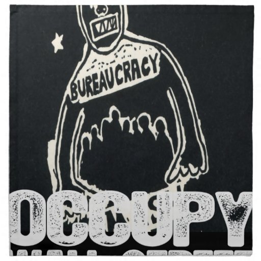 Oxygentees Occupy Wall Street Napkins