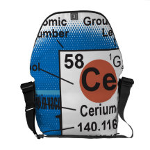 Oxygentees Periodic Table Messenger Bag
