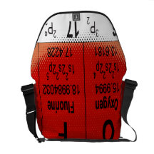 Oxygentees Periodic Table Messenger Bag
