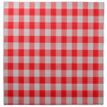 Oxygentees Red Check Classic Napkins
