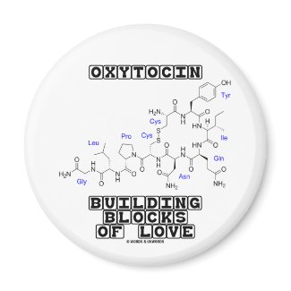 Oxytocin Building Blocks Of Love (Chemistry) magnet