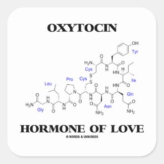 Oxytocin Hormone Of Love (Chemistry) Stickers