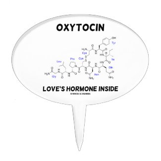 Oxytocin Love's Hormone Inside (Chemistry) Cake Pick