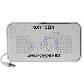 Oxytocin Love's Hormone Inside (Chemistry) Notebook Speakers