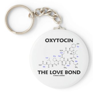 Oxytocin The Love Bond (Chemistry) Key Chains