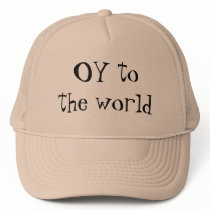 OY to the world Yiddish Jewish hat by familytshirtsgifts OY to the world Yiddish Jewish hat