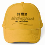 OY VEY PHRASES MESHUGGENEH hats