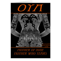 Oya Poster cards by Osunyemi Oya Poster cards