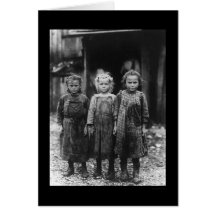 Oyster Shucker Girls 1910 Card