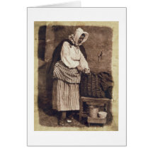 Oyster Woman, 1843-47 (salt paper print from calot Card