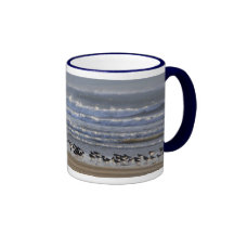 Oystercatchers on the Shoreline Mug