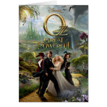 Oz: The Great and Powerful Poster 6 Greeting Card
