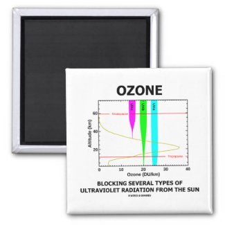 Ozone Blocking Several Types Of Ultraviolet Fridge Magnet