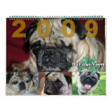 OzPugs 2009 Huge Calendar