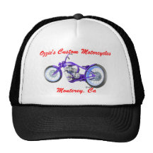 Ozzie's Custom Motorcycles Trucker Hats