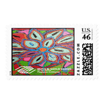 P1 Postage Stamp- Floral Expression