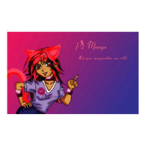 p2 manga girl poster posters by p2manga p2 manga girl poster posters