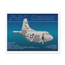 P3C Orion Collector Card postcards by BlackHeartArt P3C Orion Collector Card postcards