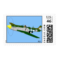 P51 Mustang Postage postage by Hanger_19 P51 Mustang Postage postage