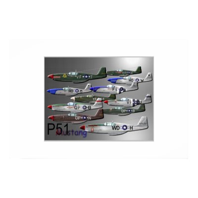 P51 Mustang Poster by BeatrizC