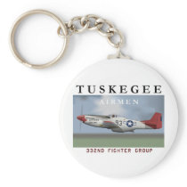 P51D 332nd Fighter Group Key Chains