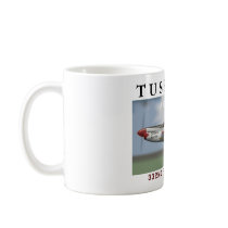 P51D Red Tail fighter flown by Tuskegee Airmen Coffee Mug