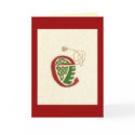 p78 CELTIC LETTER E cards