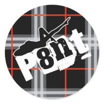 P8NT- Plaid stickers