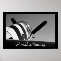 P-15 B Mustang, WWII Fighter posters