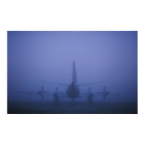 P-3 in Fog Bank posters by ibnfe2 P-3 in Fog Bank posters