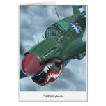 P-40 Kittyhawk Greeting Card