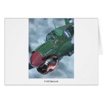 P-40 Kittyhawk Card