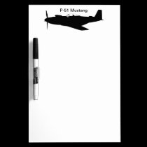 P-51 Mustang dry erase boards